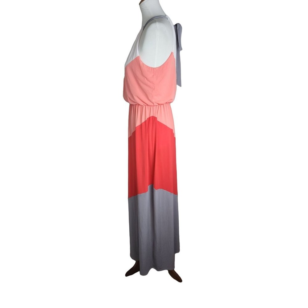 Vince Camuto Women's Keyhole Blouson Maxi Dress size 6 - Picture 3 of 6